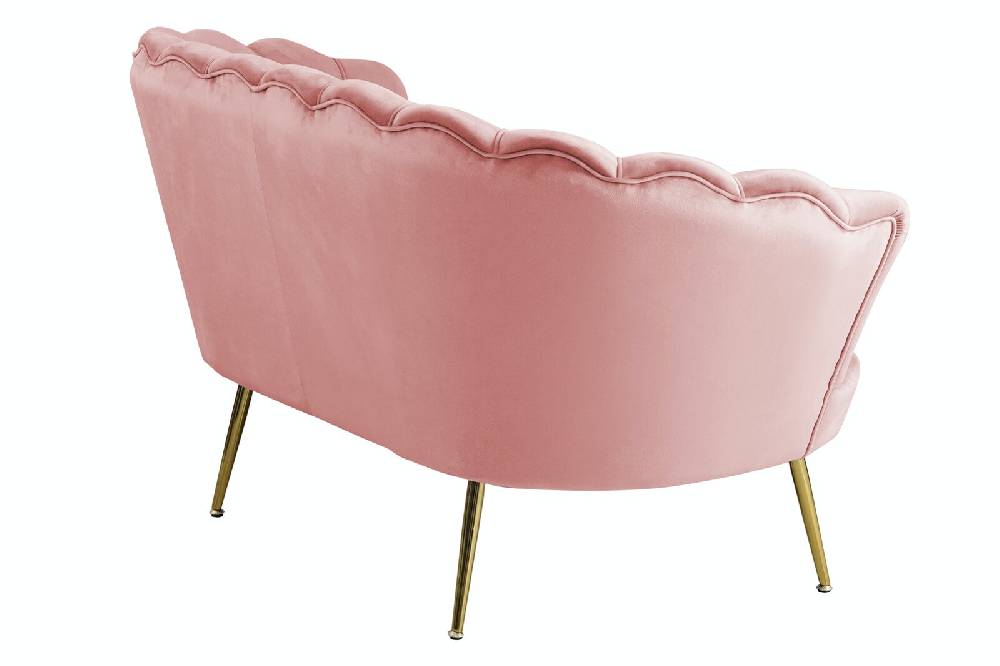 Salesfever Muschelsofa Rose aus Samt Arielle Online Shopping