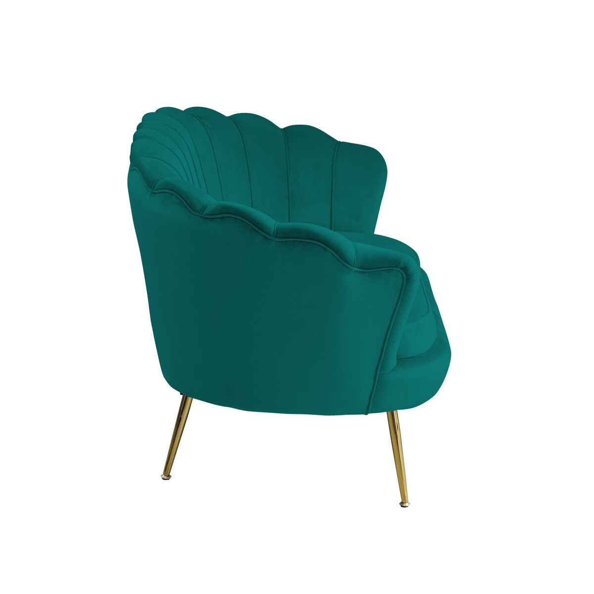 Salesfever Muschelsofa Grün aus Samt Arielle Exklusivangebot