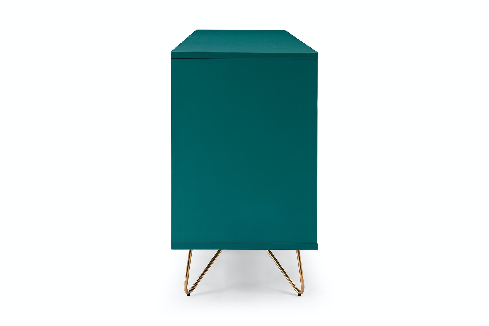 Salesfever Kommode Blau breit mit 6 Schubladen Beine Messing LOTTA Jubiläumsangebot
