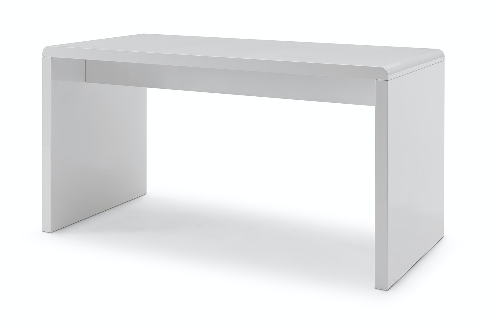 Salesfever Schreibtisch 160x70 cm Weiß hochglanz lackiert Calvin Schlussverkauf
