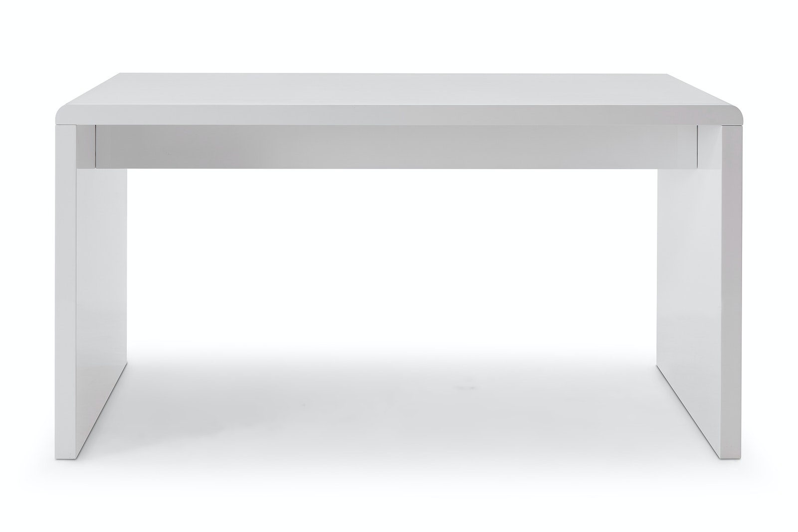 Salesfever Schreibtisch 160x70 cm Weiß hochglanz lackiert Calvin Schlussverkauf