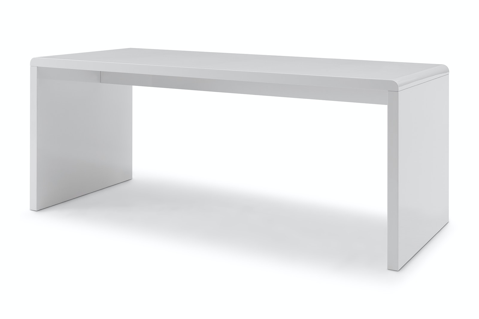 Salesfever Schreibtisch 180x80 cm Weiß hochglanz lackiert Calvin Fabrikverkauf