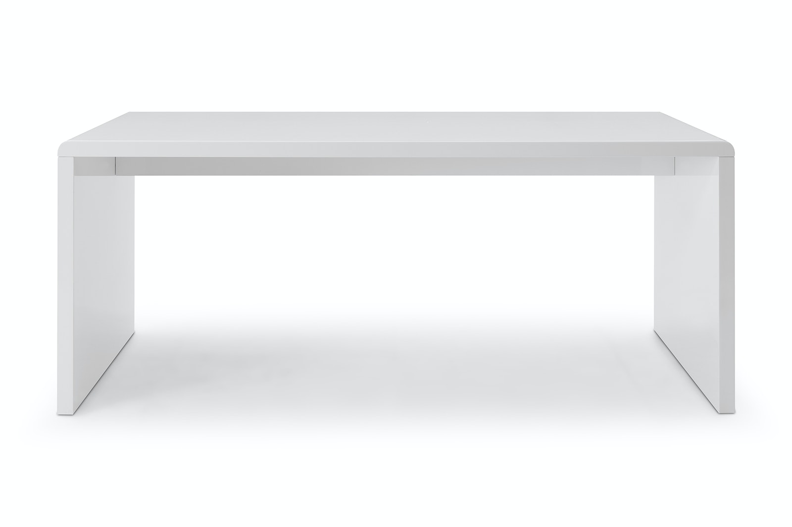 Salesfever Schreibtisch 180x80 cm Weiß hochglanz lackiert Calvin Fabrikverkauf