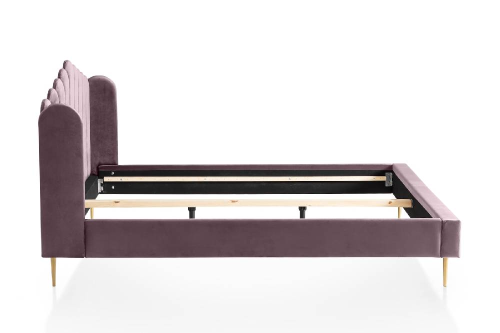 Salesfever Muschelbett aus Samt 180x200 cm Arielle Kostenloser Versand
