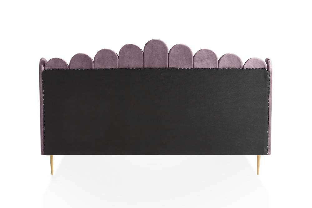 Salesfever Muschelbett aus Samt 180x200 cm Arielle Kostenloser Versand