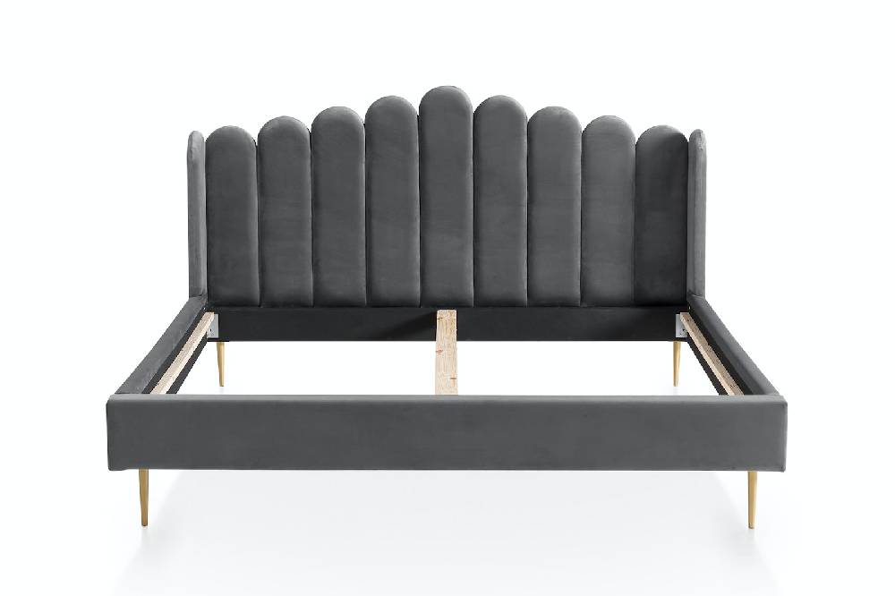 Salesfever Muschelbett aus Samt 140x200 cm Arielle Limitierter Zeitrabatt
