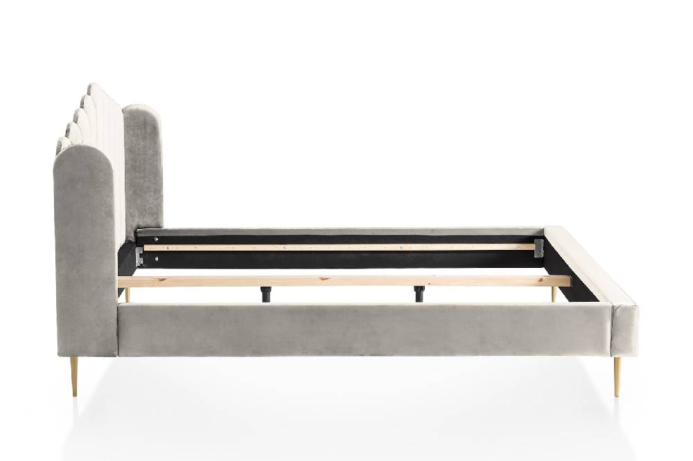 Salesfever Muschelbett aus Samt 140x200 cm Arielle Fabrik Onlineshop