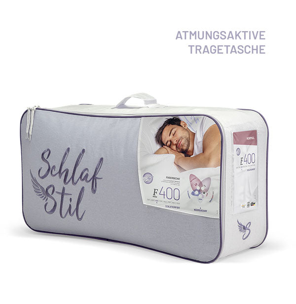 Schlafstil Faserbettdecke Schlafstil F400, Quallofil Premium 3D-Markenfaser Heißer Verkauf