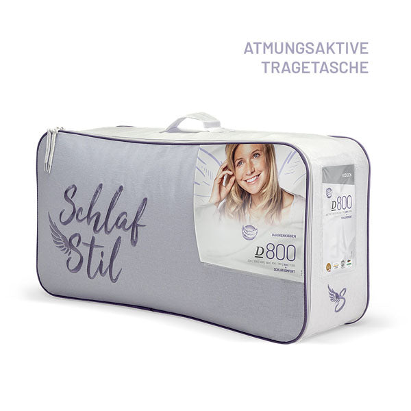 Schlafstil Gänsedaunenkissen, Schlafstil D800, 100% Gänsedaunen (Außen) Günstig kaufen