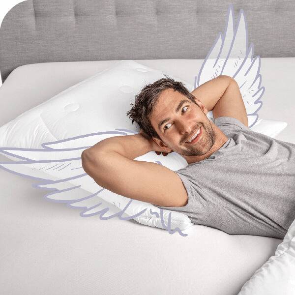 Schlafstil Cashmerekissen 3-Kammer Schlafstil N700, feinster Cashmere Flaum 100 % Cashmere Tiefpreis