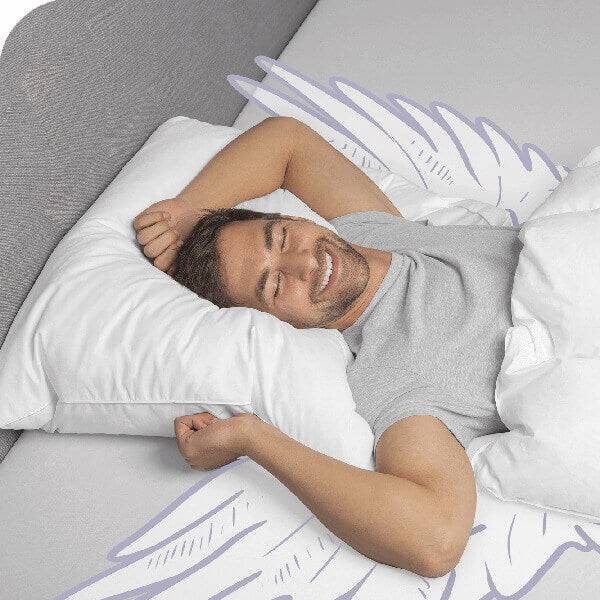 Schlafstil Daunenkissen 3-Kammer Schlafstil D600, 90 % Gänsedaunen / 10 % Gänsefedern (Außen) Zeitlich begrenztes Angebot