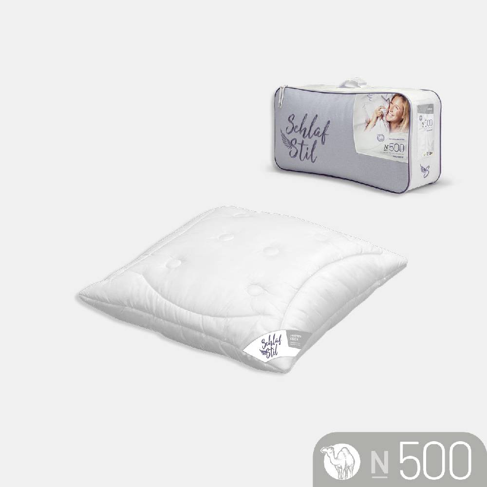 Schlafstil Kamelhaarkissen 3-Kammer Schlafstil N500, feinster Kamelhaar Flaum 100 % Kamelhaar (Außen) Zeitbegrenzte Promotion