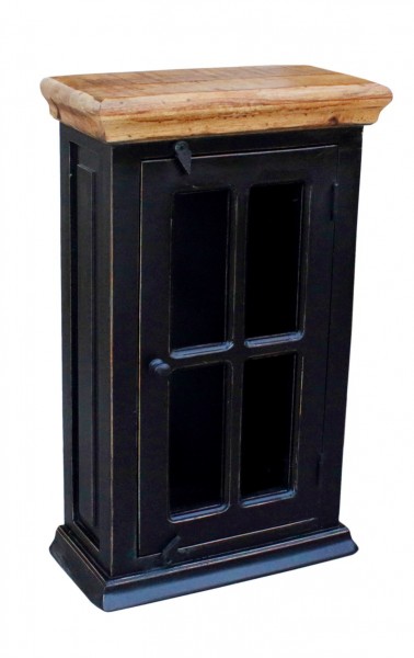 Sit Möbel Bäder-Set (CORSICA) 18005-00 (schwarz mit honigfarbiger Deckplatte) Blitzangebot