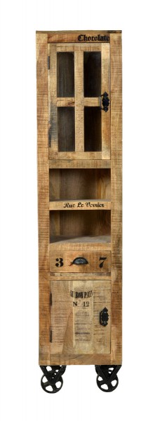 Sit Möbel Bäder-Set (RUSTIC) 18005-40 (natur antik mit antikschwarzen Beschlägen) Räumungsverkauf