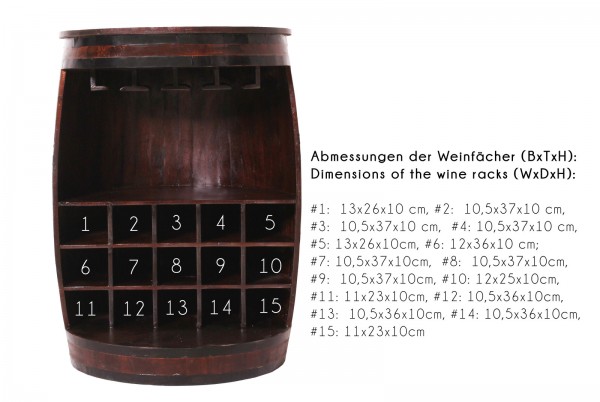 Sit Möbel Barschrank (ALMIRAH) 05136-30 (braun) Tiefpreis