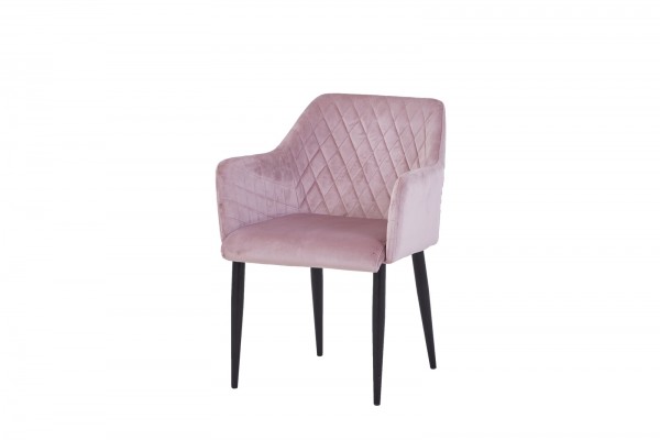 Sit Möbel Armlehnstuhl, 2er-Set (SIT & CHAIRS) 02452-24 (Gestell schwarz, Bezug altrosa) im Angebot