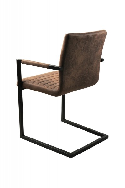 Sit Möbel Armlehnstuhl, 2er-Set (SIT & CHAIRS) 02497-30 (Bezug braun, Gestell antikschwarz) Günstiger Verkauf