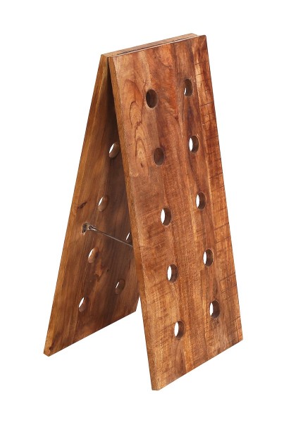 Sit Möbel Weinregal (RUSTIC) 01950-04 (natur antik mit antikschwarzen Beschlägen) Fabrik Onlineshop
