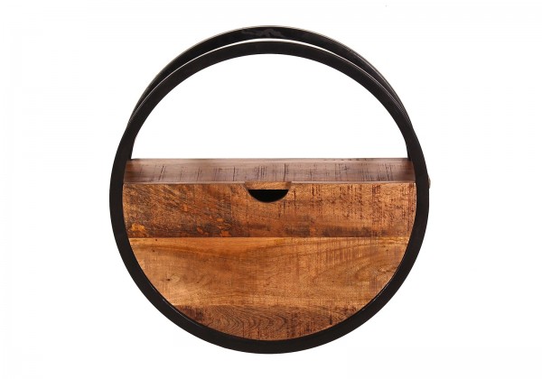 Sit Möbel Wandregal, 1 Schublade (SIDNEY) 14366-01 (natur, schwarz) Günstig kaufen