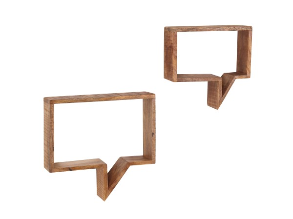 Sit Möbel Wandregal, 2er-Set 19000-42 (Natur) Begrenztes Angebot