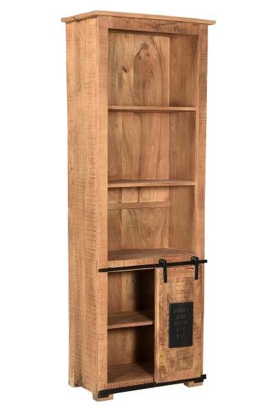 Sit Möbel Bücherschrank (NAMUR) 14208-01 (natur mit schwarzen Beschlägen) JETZT KAUFEN