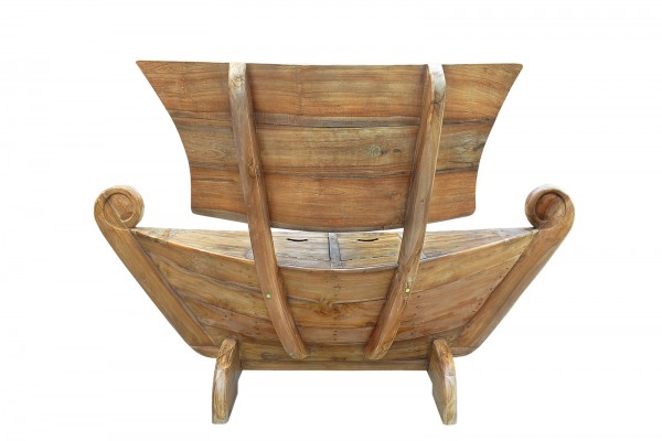 Sit Möbel Bank (ROMANTEAKA) 07916-01 (natur) Kostenloser Versand international
