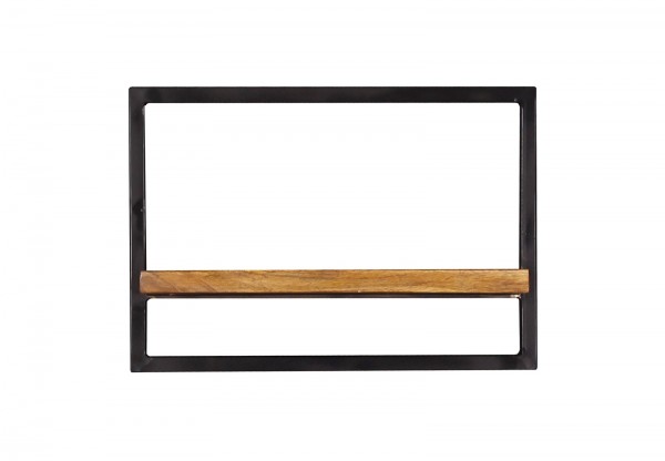 Sit Möbel Wandregal, 1 Boden (SIDNEY) 14339-01 (natur, schwarz) Großer Ausverkauf