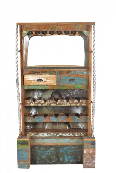 Sit Möbel Barschrank Tuk-Tuk (THIS & THAT) 01054-07 (schwarz-gelb mit bunt) Discount Store für neue Produkte