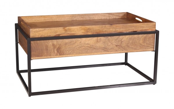 Sit Möbel Couchtisch (PANAMA) 09251-01 (natur mit antikschwarz) Bis zu 60% Rabatt