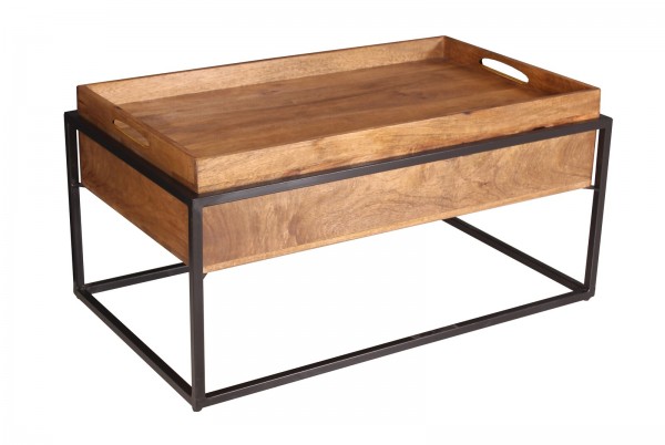 Sit Möbel Couchtisch (PANAMA) 09251-01 (natur mit antikschwarz) Bis zu 60% Rabatt