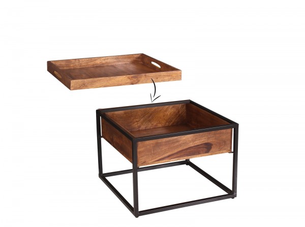 Sit Möbel Couchtisch (PANAMA) 09252-01 (natur mit antikschwarz) Bis zu 65% Rabatt