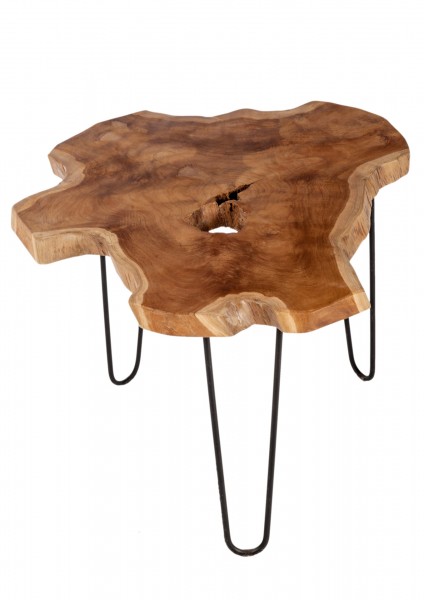 Sit Möbel Couchtisch (ROMANTEAKA) 07996-07 (natur, Gestell antikschwarz) Riesige Rabatte