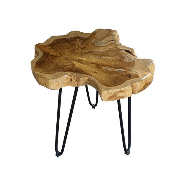 Sit Möbel Couchtisch (ROMANTEAKA) 07996-07 (natur, Gestell antikschwarz) Riesige Rabatte