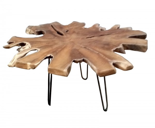 Sit Möbel Couchtisch (ROMANTEAKA) 07996-46 (Platte natur, Gestell antikschwarz) 50% Rabatt mit kostenlosem Versand