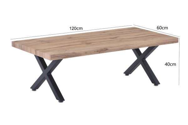 Sit Möbel Couchtisch 120x60x40 cm 19000-38 (Natur) Kostenloser Versand international