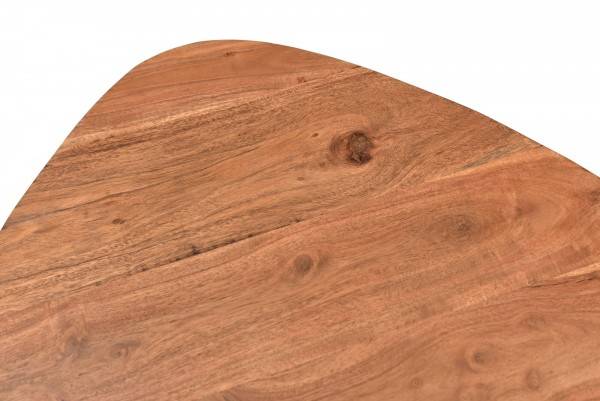 Sit Möbel Beistelltisch 40 x 37 cm (THIS & THAT) 01053-18 (Platte natur, Beine schwarz) Black Friday Preise