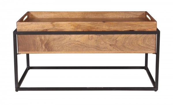 Sit Möbel Couchtisch (PANAMA) 09251-01 (natur mit antikschwarz) Preisnachlass