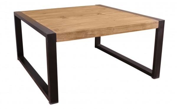 Sit Möbel Couchtisch 80x80 cm (NATURAL EDGE) 11880-01 (natur und schwarz) Letzter Tag
