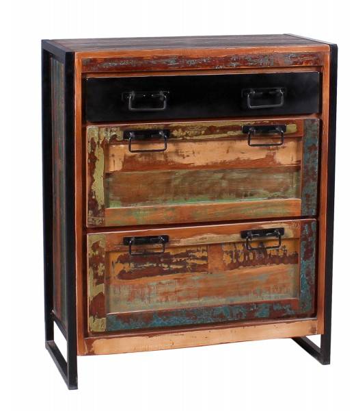 Sit Möbel Dielen-Set (BALI) 18000-20 (bunt mit antikschwarz) Clearance-Verkauf