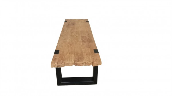 Sit Möbel Couchtisch 130x60 cm (CROCO) 11416-01 (Antikfinish, Beine schwarz) 2025