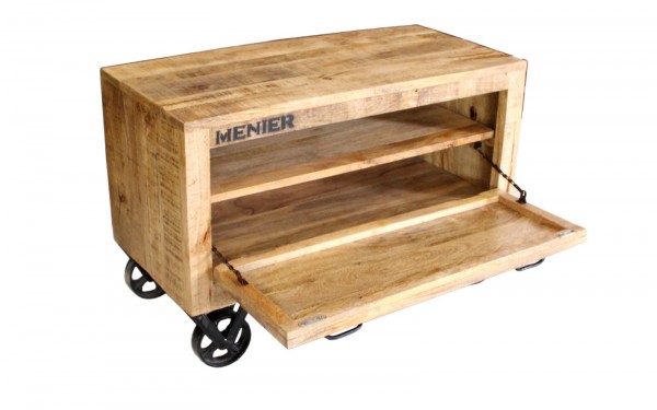 Sit Möbel Dielen-Set (RUSTIC) 18000-51 (natur antik mit antikschwarzen Beschlägen) Kauf eins, bekomm eins gratis