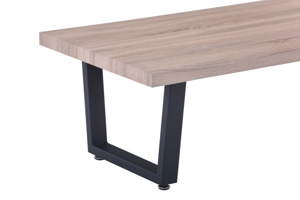 Sit Möbel Couchtisch 120x60x40 cm 19000-34 (Platte natur, Gestell schwarza) Black Friday Preise