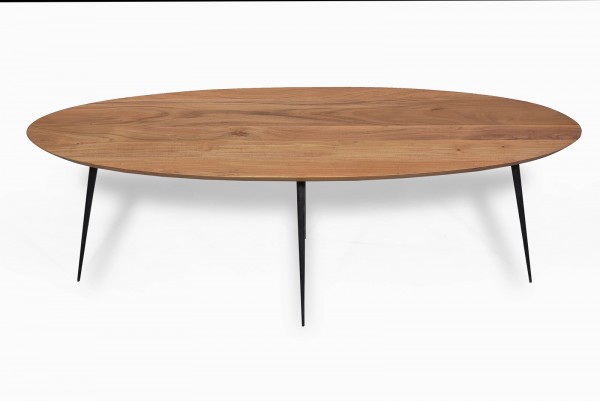 Sit Möbel Couchtisch 150x60 cm (THIS & THAT) 01053-27 (Platte natur, Beine schwarz) 2025
