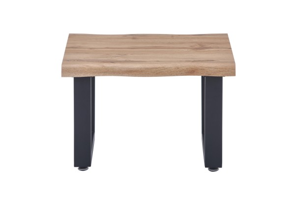 Sit Möbel Couchtisch 60x60x40 cm 19000-35 (Platte natur, Gestell schwarza) Hotsell