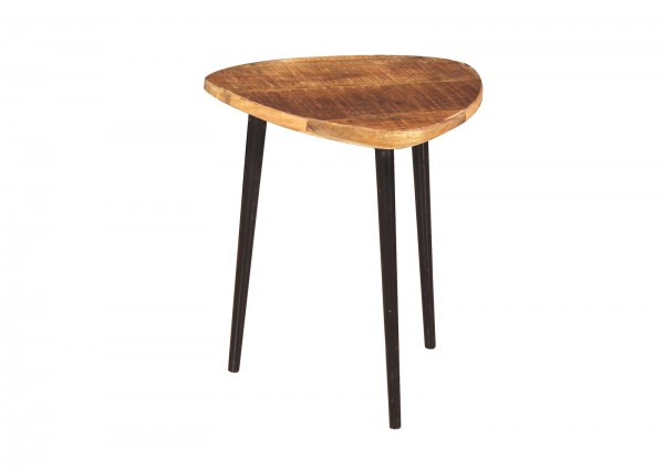 Sit Möbel Couchtisch 40x37x37 cm (SIDNEY) 14344-01 (natur, schwarz) Letzte 2 Tage