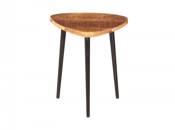 Sit Möbel Couchtisch 40x37x37 cm (SIDNEY) 14344-01 (natur, schwarz) Letzte 2 Tage