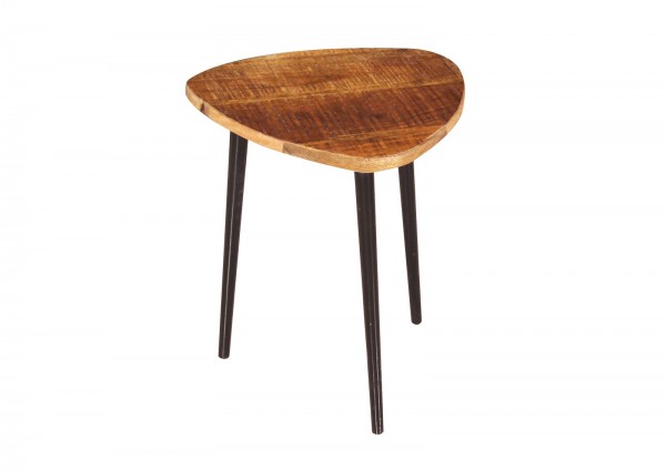Sit Möbel Couchtisch 40x37x37 cm (SIDNEY) 14344-01 (natur, schwarz) Letzte 2 Tage