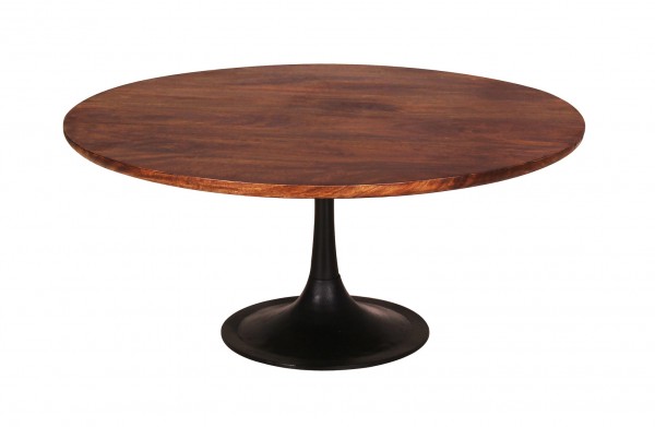 Sit Möbel Couchtisch 80x80 cm (TOM TAILOR) 12880-01 (Platte antikbraun, Sockel schwarz) Nur für heute