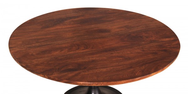 Sit Möbel Couchtisch 80x80 cm (TOM TAILOR) 12880-01 (Platte antikbraun, Sockel schwarz) Nur für heute