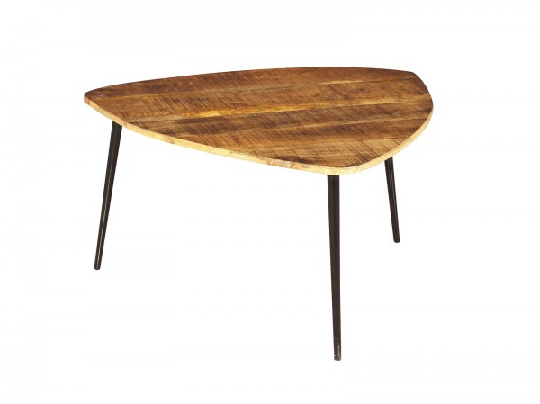 Sit Möbel Couchtisch 80x80x47 cm (SIDNEY) 14344-01 (natur, schwarz) Sonderangebot der Fabrik